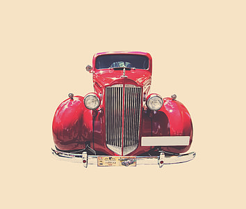classic red car illustration thumbnail