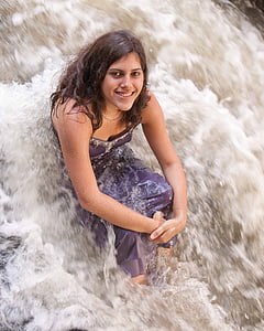 woman taking photo with water thumbnail