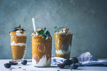three cups of chocolate mausse thumbnail