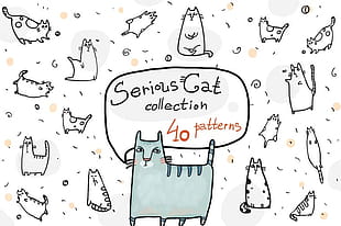 Serious Cat Patterns