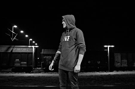 Man in Gray Pullover Hoodie thumbnail