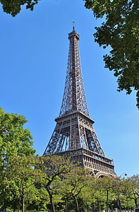 worm's-eye view of Eiffel Tower thumbnail