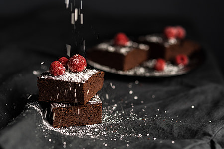 GLUTEN-FREE, RED BEAN BROWNIE WITH PEANUT BUTTER thumbnail