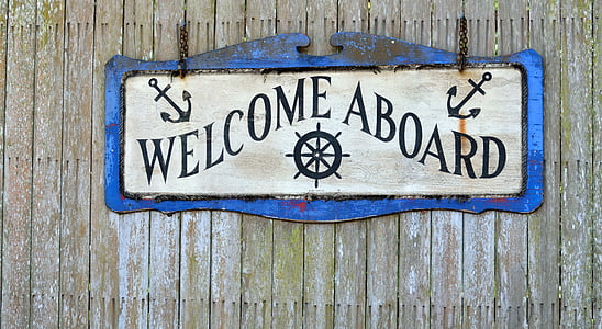 welcome aboard wall decor thumbnail