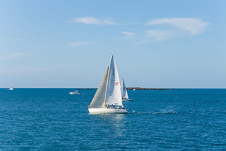 white sail boat thumbnail