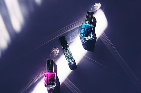 light, blue, bottles, glass thumbnail