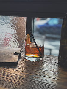 Clear Shot Glass With Liquor thumbnail