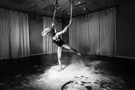 woman doing aerial dance thumbnail