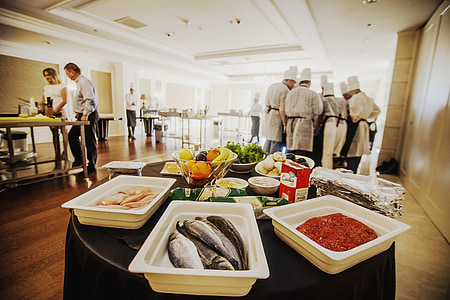 silver fishes in brown tray thumbnail