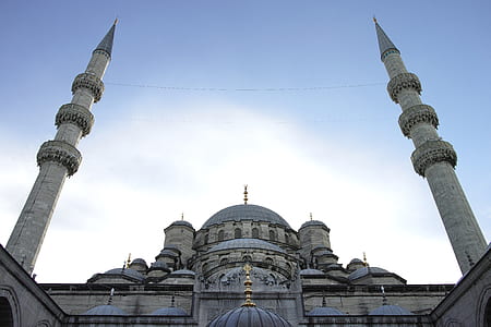 low-angle shot photography of concrete mosque thumbnail