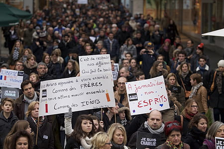 people, paris, crowd, group thumbnail