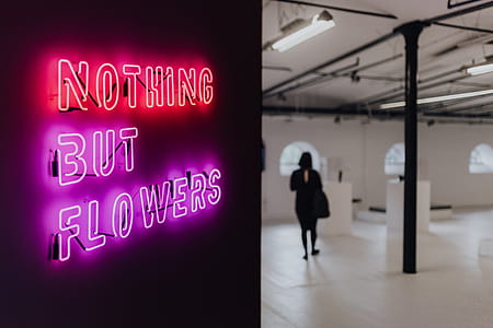 Nothing But Flowers Glowing Neon thumbnail