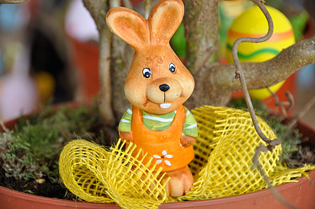 brown rabbit figurine thumbnail