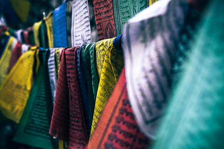 closeup photo of hanged towels thumbnail