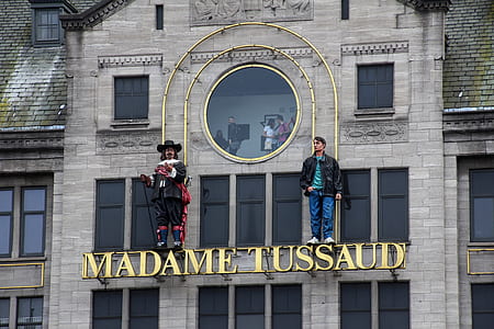 Madame Tussaud logo mounted on the wall thumbnail