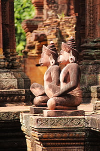 brown monkey statues thumbnail