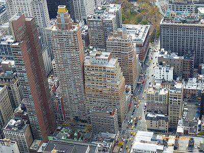 bird's eye view photo of high-rise buildings thumbnail