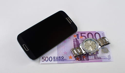 mobile phone, money, modern, device thumbnail