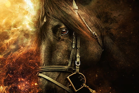 black horse thumbnail
