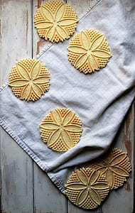 six round brown cookies thumbnail