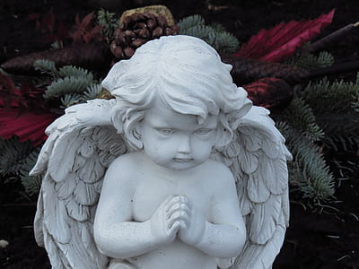 white cherub statue thumbnail