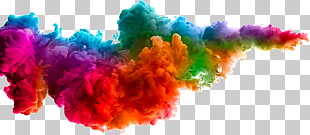 Color Dye Textile Paint Water, Creative colorful clouds, multicolored smoke PNG clipart