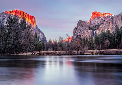 gray mountain with red top thumbnail
