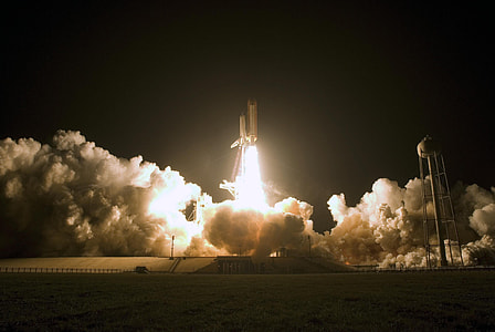 landscape photo of spacecraft launching thumbnail