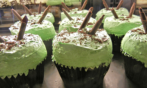 Chocolate Cupcakes, Mint Whipped Cream thumbnail