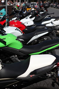 assorted-color sports bike lot thumbnail
