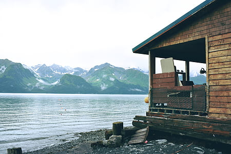 brown house beside body of water at dytime thumbnail