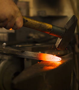 hammer and melted iron photo thumbnail