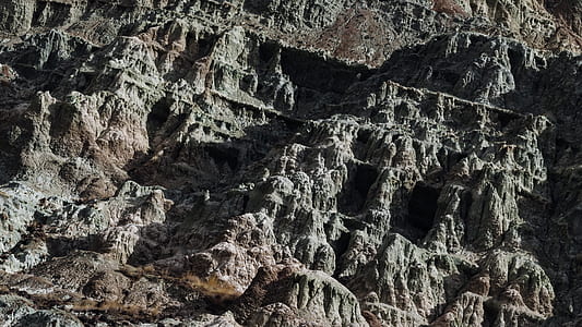 aerial view of gray mountain thumbnail
