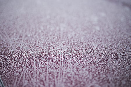 Frost on a red car thumbnail