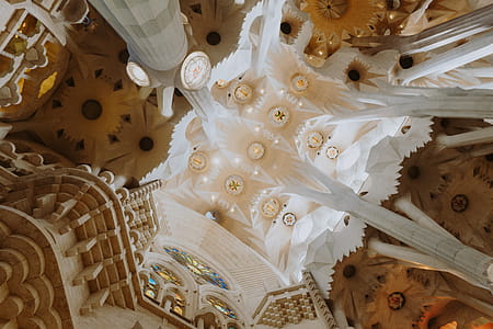 Sagrada Familia - the cathedral designed by Gaudi, Barcelona, Spain thumbnail