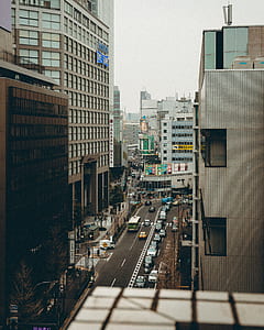 aerial photo of city buildings thumbnail