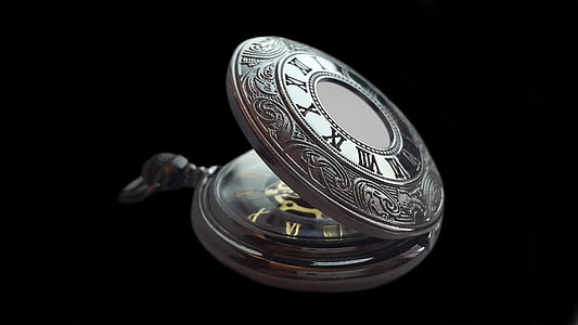 silver-colored pocket watch thumbnail