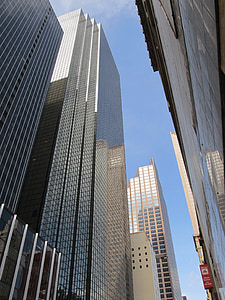 low-angle photography of buildings at daytime thumbnail