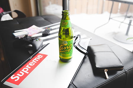 green Ting glass bottle thumbnail