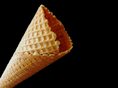 brown ice cream sugar cone thumbnail
