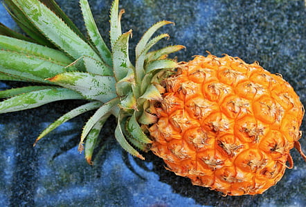 pineapple fruit on black surface thumbnail