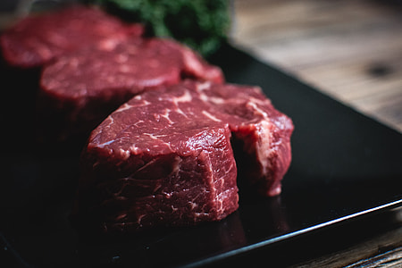 Raw beef steaks thumbnail