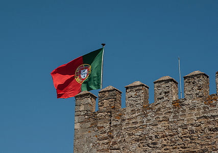 brown castle with green and red flag on top thumbnail