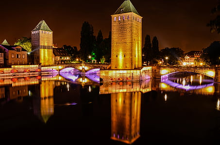 castle surrounded by lights thumbnail