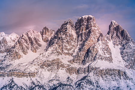 Scenic View of Snowy Mountain thumbnail
