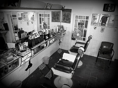 two barbers chairs thumbnail