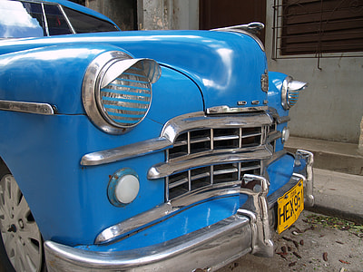 vintage blue car thumbnail