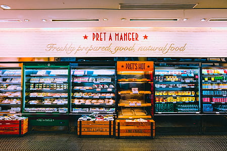 Pret A Manger product displays thumbnail