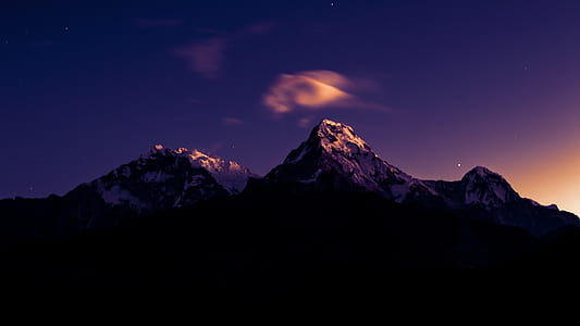 panoramic photo of mountain thumbnail