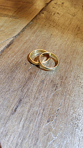 two gold-colored rings thumbnail